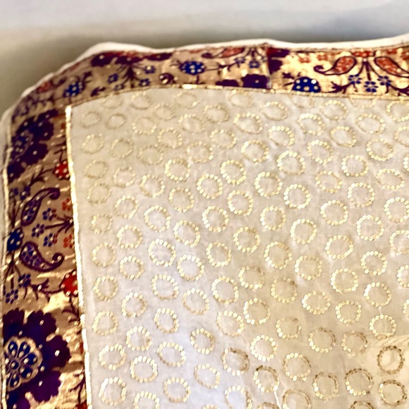 House Of RuSa Other - BrandNew!A pure silk Georgette hand embroidered sequins all over;Benarasi Border